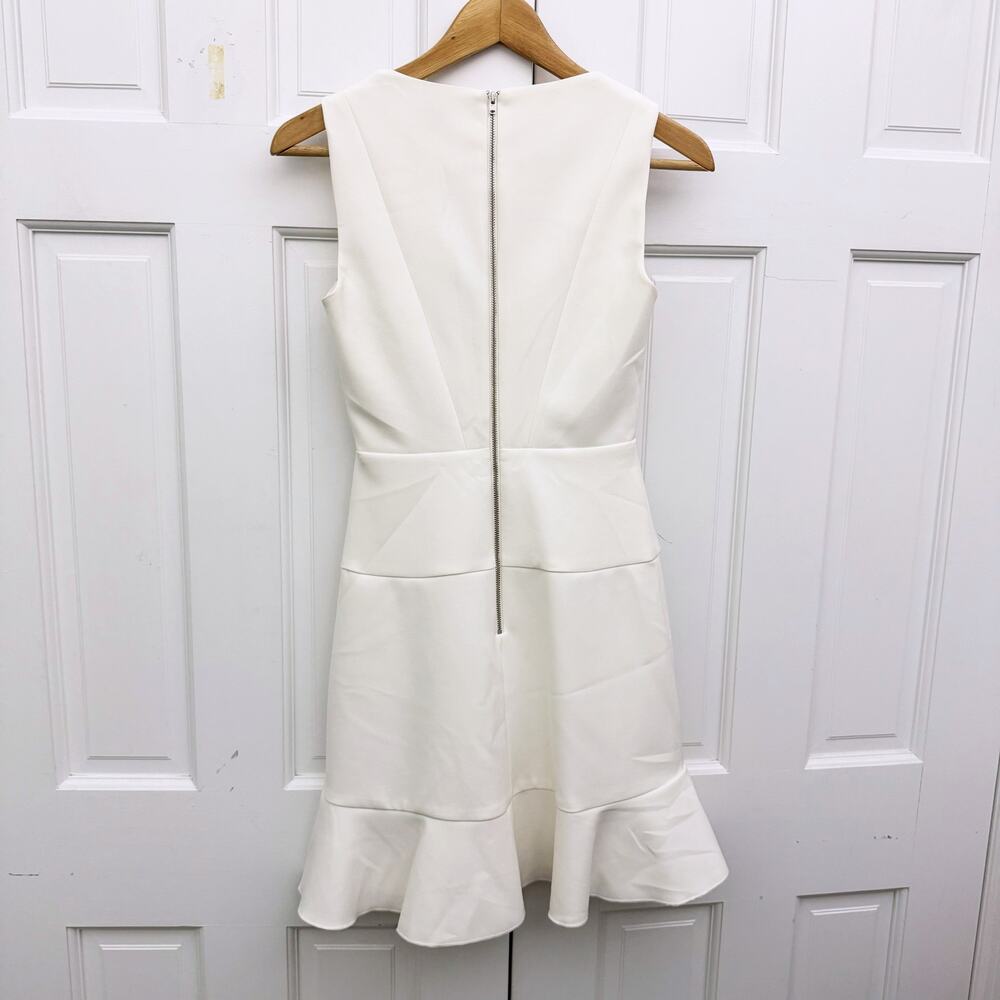 REISS Lola Quilted Fit & Flare Dress - Picture 8 of 12